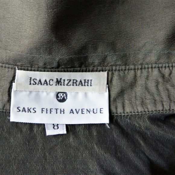 Women's Vintage Isaac Mizrahi Iridescent Silk Blouse/Size 8 - Picture 3 of 10